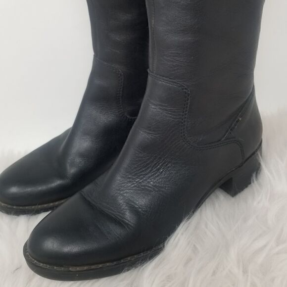 Tall Franco Sarto Leather Boots. Sz 6 - Picture 3 of 16